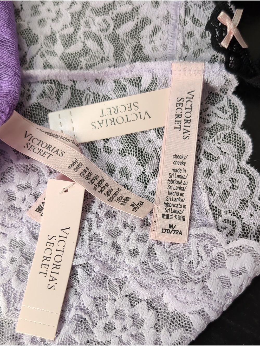 Victoria's Secret Cheeky Lace Panties Underwear Size Medium NEW - Picture 7 of 12
